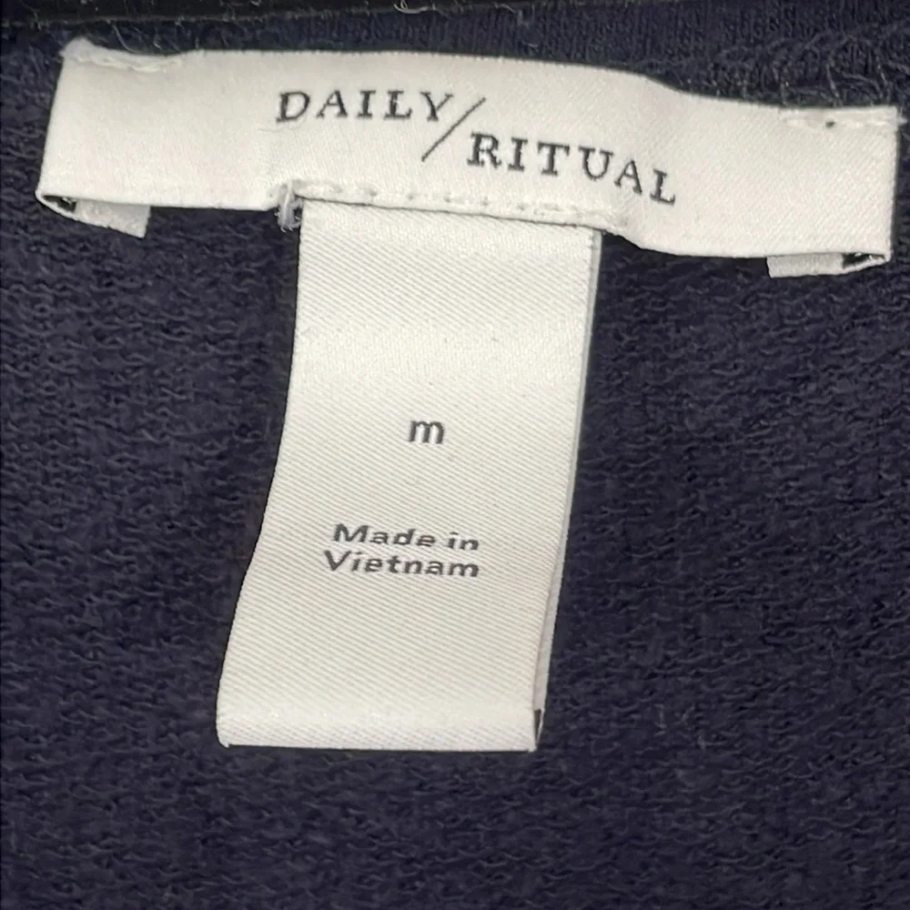Daily Ritual Navy Jumpsuit - Picture 3 of 4